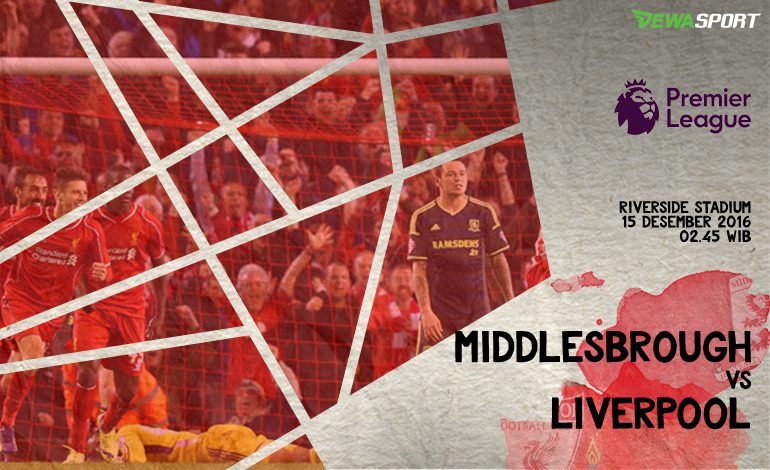 Prediksi Prediksi Pertandingan antara Middlesbrough melawan Liverpool