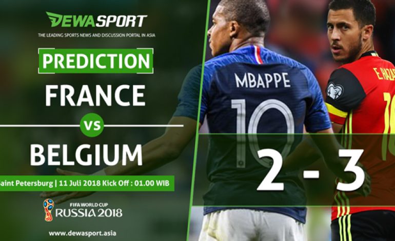 Prediksi Prancis vs Belgia 11 Juli 2018