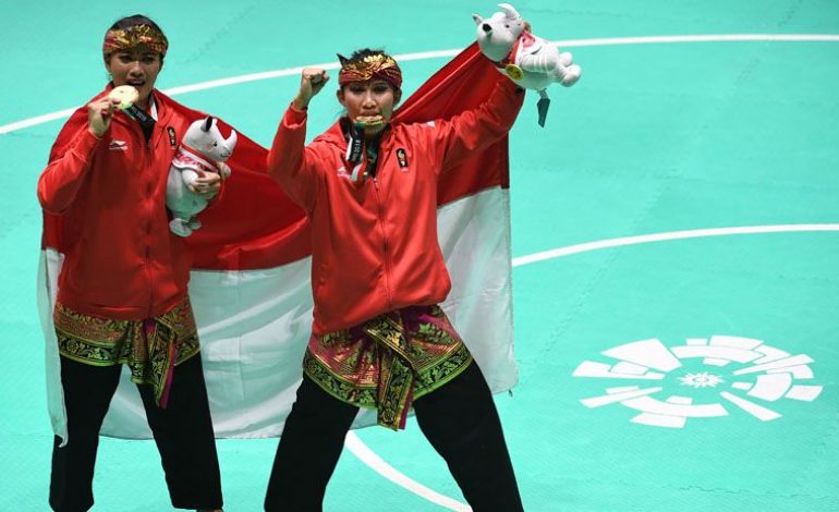 Sumbang Emas, Atlet Pencak Silat Ganda Putri Indonesia jadi Sorotan Media Asing