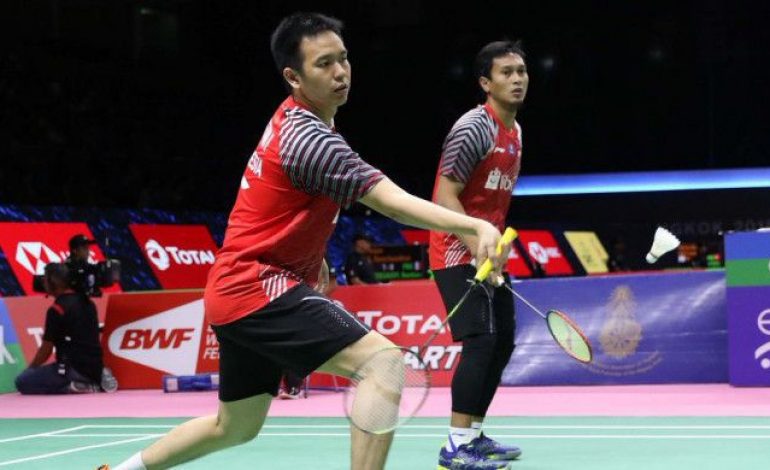 Ahsan/Hendra Butuh 26 Menit ke Semifinal Indonesia Masters 2019