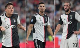 Sarri Bakal Percayakan Lini Depan Juventus kepada Ronaldo, Higuain, Dybala