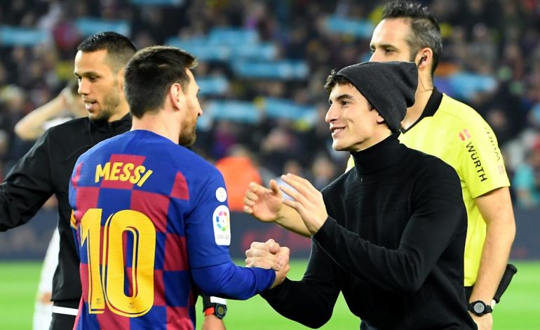 Marc Marquez Girang Bisa Satu Lapangan dengan Lionel Messi