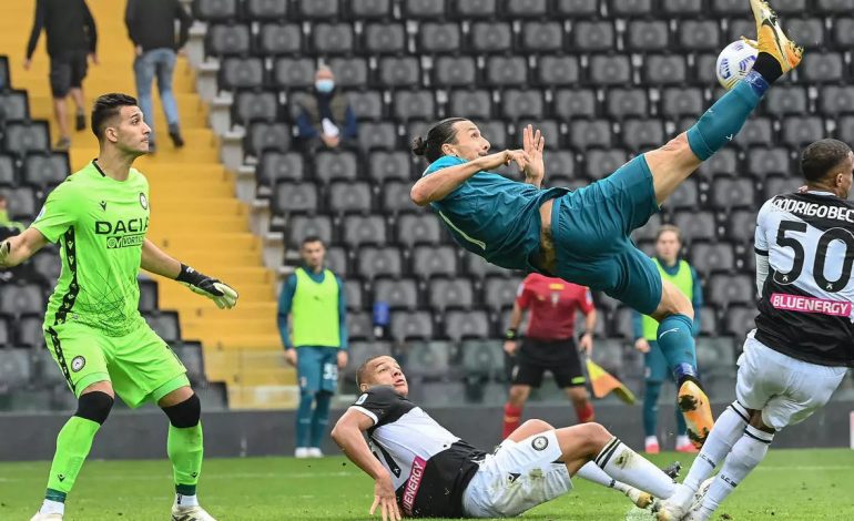 Salto Ibrahimovic Tentukan Kemenangan AC Milan atas Udinese