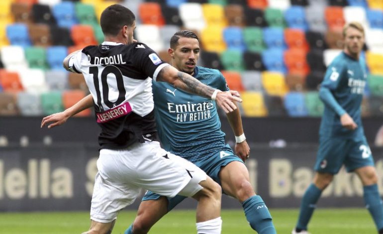 Hasil Pertandingan Udinese vs AC Milan: Skor 1-2