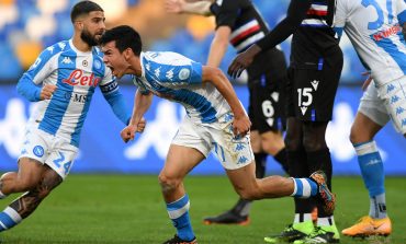 Napoli vs Sampdoria: Menang 2-1, Partenopei Tembus Tiga Besar