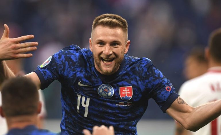 Man of the Match Euro 2020 Polandia vs Slovakia: Milan Skriniar