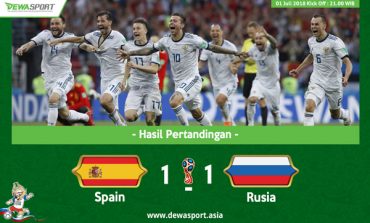 Spain 1 - 1 Rusia : Spanyol Pulang, Fernando Hierro Tanggung jawab