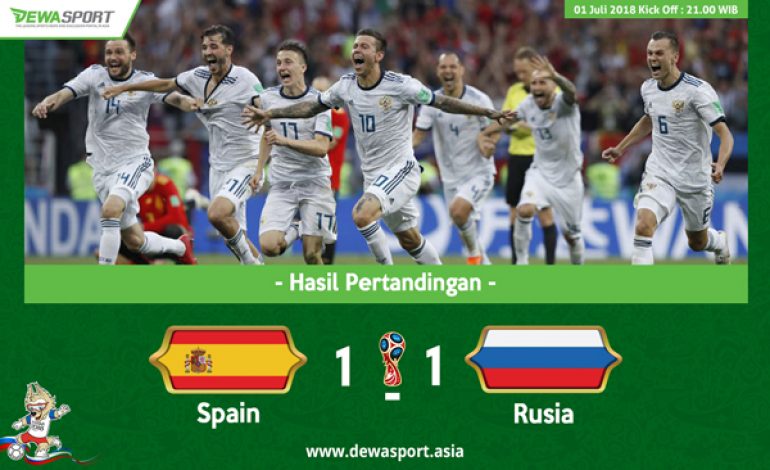 Spain 1 – 1 Rusia : Spanyol Pulang, Fernando Hierro Tanggung jawab