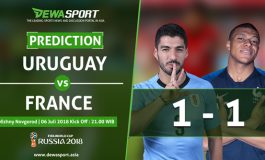 Prediksi Uruguay vs Prancis 6 Juli 2018