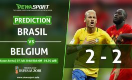 Prediksi Brasil vs Belgia 7 Juli 2018