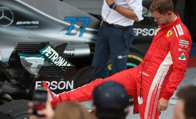 Video Sebastian Vettel Kepoin Mobil Hamilton Usai Balapan F1 Rusia