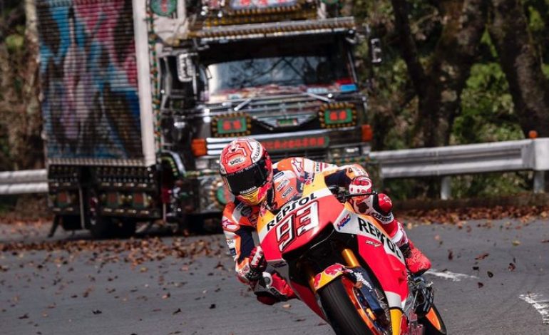 Bikin Ulah Lagi, Kali Ini Marc Marquez Pakai Motor MotoGP di Pegunungan