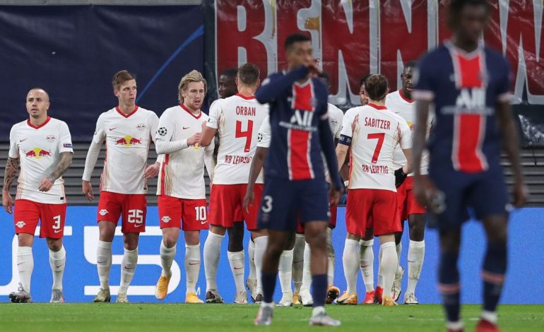 Leipzig Taklukkan Sembilan Pemain PSG 2-1