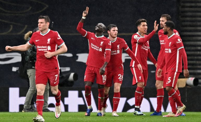 Liverpool Kembali ke Empat Besar Setelah Kalahkan Tottenham